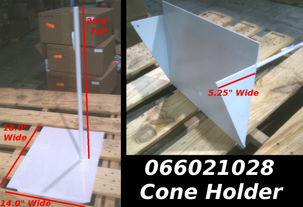 Safety Cone Holders FIXED CONE HOLDER;18.00 IN L;14.00 IN W;26.00 IN H