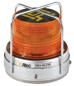 Federal Signal Altec 651 Series B LED Strobe Beacon 12-24VDC Amber ...