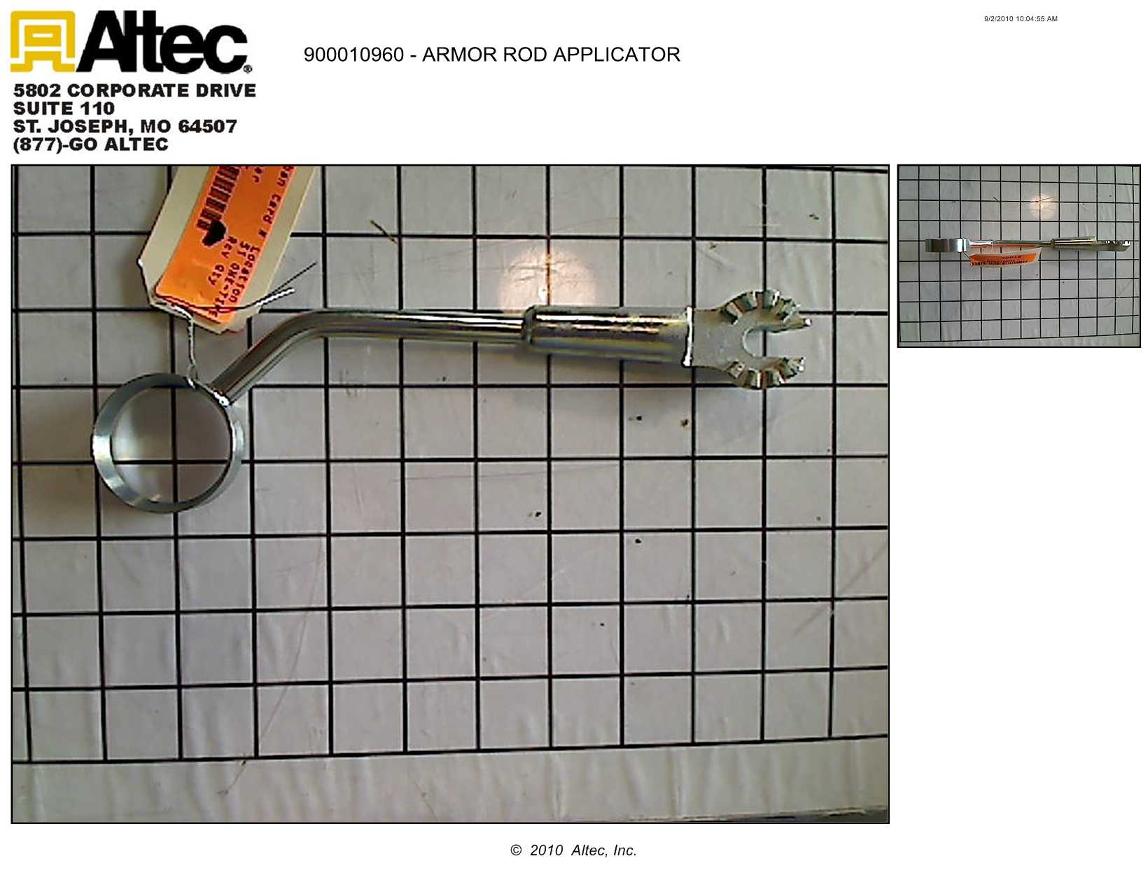 Hastings Fiberglass 10096 10096 Armor Rod Applicator (0.6 lbs