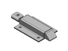 4972-58U ZN Door Latch Flush Bolt With Screw, Zinc Plated - 800100056 ...