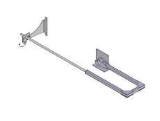 Non-GM Horizontal Front Bumper Mounted Cone Holder - 970412544 | Altec Inc.